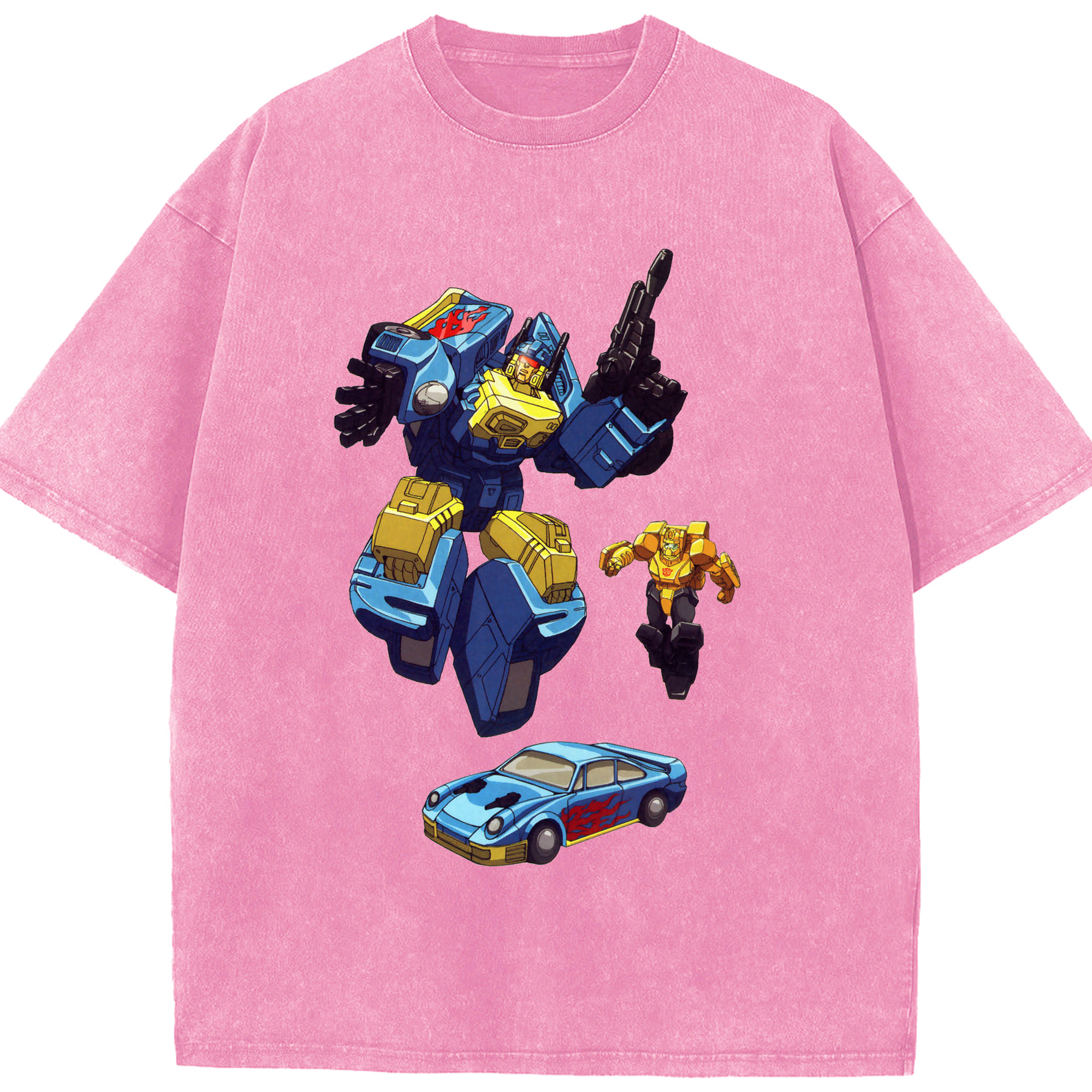 （画像用）  綿100% ヴィンテージ風 半袖Tシャツ（フロントプリント）